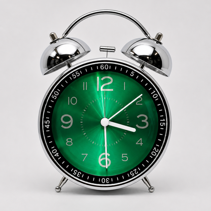 Retro Twin-Bell Alarm Clock