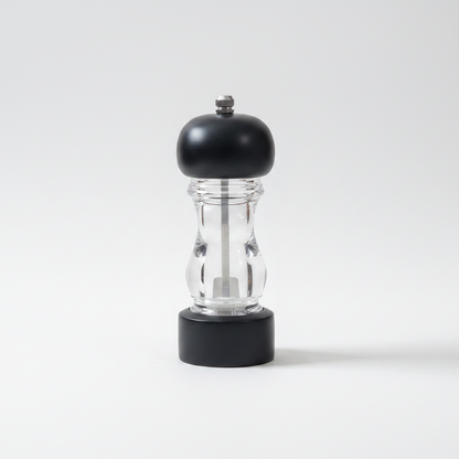 Acrylic & Wood Spice Grinder Mill - Matte Black variant packshot