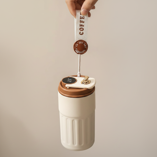 Smart Coffee Tumbler with COFFEE Strap Packshot